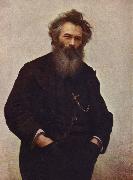 Ivan Nikolaevich Kramskoi Portrait of the Painter Ivan Shishkin Spain oil painting artist